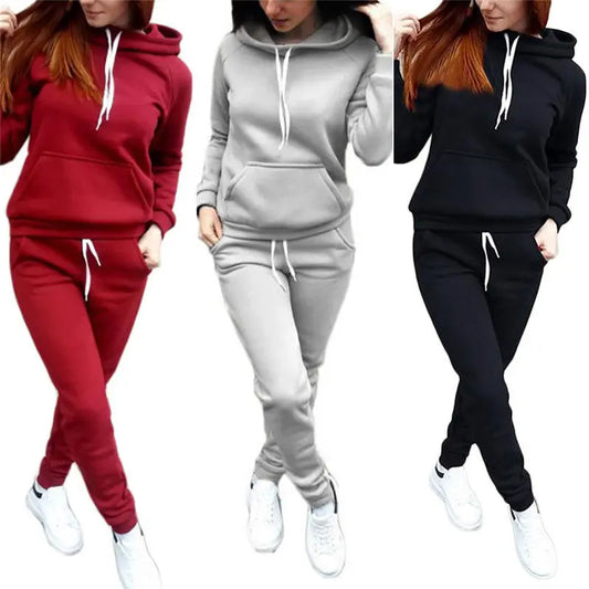 Solid Casual Tracksuit